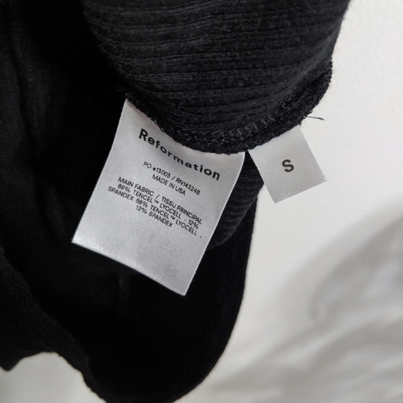 Reformation Marten Bodysuit Black - Picture 2 of 3